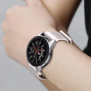 22mm 智能手錶 智慧手錶 通用型 錶帶 小米 三星 Garmin Watch 魔鬼氈 尼龍 防水錶帶 替換帶 手錶帶