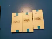 3X iPhone 11 Rear Housings; 1-Red (w/Logo), 1-White (w/Logo), 1-Purple (w/Logo)