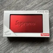 Supreme Red Aluminum Storage Box Size Large In Original Seal: Unopened