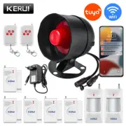 Tuya Wi-Fi Wireless Alarm System Smart Home Security Burglar Alert Alexa Google