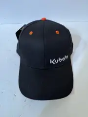 NEW! Kubota Tractor Snapback Hat Cap K-Products Black Mesh-Back Embroidered Logo