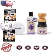 Food Safe CLARK’S Cutting Board Oil & Wood Wax Set with Applicator - 12oz & 6oz