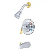 Kingston Brass KB63.T Magellan Pressure-Balancing Bath and Shower - Brass