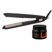 Cabello Silk Smooth Styler (Black) + Intensive Mask 'Keep Me Hot' - Combo