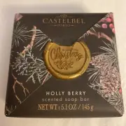 Castelbel Holly Berry Scented Soap Bar 5.1 Ounces.
