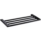 Cora | Round Matte Black 3 Bar 600mm Towel Rail