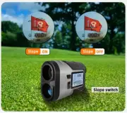 Golf Rangefinder 650m/1200m Laser Range Finder Distance Slope Vibration USB REC