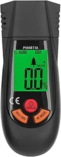 Wood Moisture Meter Digital Water Leak Detector Damp Tester for Building Material Firewood Floor