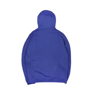 Nike 帽T Club Fleece Hoodie 男款 運動休閒 連帽上衣 微刷毛 基本款 藍 白 APS083-493