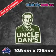 Uncle Dans Sticker Funny Laptop Car Window Bumper 4x4 Decal JDM Aussie beer