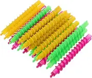PAMINGONO 100pcs Spiral Hair Perm Rods Flexible Curling Tools for Long Hair Salon Hairdressing Kit Effortless Curls Waves Durable Material for