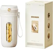 Portable Juice Blender for Smoothies and Shakes, 10-Blade Design, USB-C Rechargeable, 350ml, Perfect for Personal Use, Travel, and Outdoor Activities