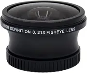 Olympus Pen E-PL7 0.21x High Grade Fish-Eye Lens (180° Diagonal Angle of View) (Fits Olympus 14-42mm Lens Only)