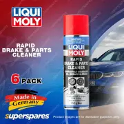 6 x Liqui Moly Rapid Brake & Parts Cleaner Acetone-Free Solvents 352g