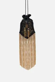DRAWSTRING POUCH THE NIGHT IS NOIR