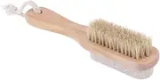 BAZEITFLOW 1Pc Double Sided Pumice Brush Foot File Durable Callus Remover Tool for Care for Hard Skin and Dead Skin Removal Compact and Portable Design