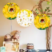10Pieces Decorative Honeybees Lanterns Reusable Paper Lanterns for Ceiling Tree