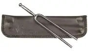 New FOM tuning fork A-440 in brown leatherette pouch 4.5mm high quality steel