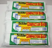 K12-4 PACK for 4318938 Whirlpool Trash Compactor Bags 18" 15 per Pack Port A Bag