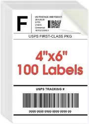 4X6 Inch Shipping Address Labels,For Inkjet or Laser Printer, USPS Mailing Shipp