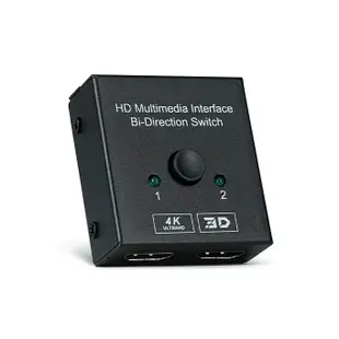 RONEVER HDMI雙向切換器 1進2出 2進1出 切換 電腦 電視盒 螢幕 電視 擴充 4K 轉換器 RV016