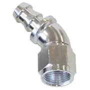Aeroflow 510 Series Full Flow Tight Radius Push Lock 45° Hose End -12AN, AF512-12S