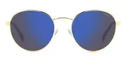Polaroid PLD 2144/G/S/X Asian Fit Polarized J5G/5X Men's Sunglasses Gold Size 52