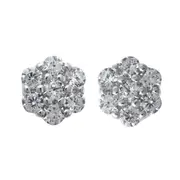 Children's Flower Cubic Zirconia Stud Earrings
