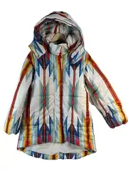 NEW Pendleton x Aqua Women's Puffer Jacket S Lined Full Zip Geometric Small