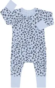 Bonds: Newbies Cozysuit - Ditsy Leopard (Size 00)
