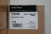 Epson Ultrachrome PRO Ink T8008 Matte Black SC-P20000 / 10000 Sealed C13T800800