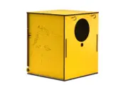Bird Nest Canary Cage Aviary Breeding Box Nesting Mating wooden 4"x 4"