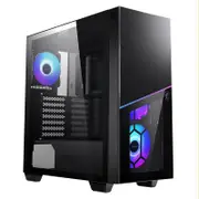 MSI E-ATX Tempered Glass Mid-Tower E-ATX Case - Black [MPG SEKIRA 100R]
