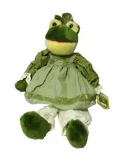 Lady Frog in dress JC Penney 2001 Easter Collection Stuffed Plush Toy 26” NWT
