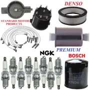 Tune Up Kit Filters Cap Wire Spark Plugs For CHEVY G30 V8 7.4L 1988-1993