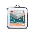 Tontine Comfortech Anti Stain Double Bed Mattress Protector Home Bedding White