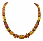 17.7gr Genuine Faceted Baltic Amber Necklace (not pressed)