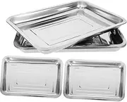POPETPOP Multifunctional Germination Trays 4-Pack Plant Germination Tray Set for Broccoli Alfalfa Wheatgrass