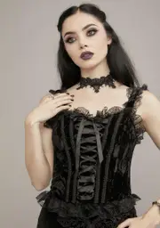 [Widow] Wicked Killer In Me Velvet Bustier