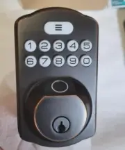 Keypad Digital Deadbolt KS02A Smart Lock Electronic Fingerprint. Oil Rub Bronze