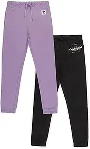 [Alan Jones Clothing] Girl's Slim Fit Mid Rise Joggers