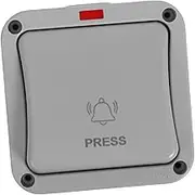 Outdoor Push Button Switch for Automatic Gate Opener Wall Mounted Momentary Contact Switch for Access Control for Gardens and Bathrooms Rainproof Design
