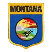 Montana State Flag Shield Patch, United States of America Patches