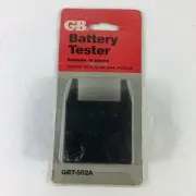 Vintage GB Battery Tester GBT-502A Checks 9V, D, C, AA, AAA, N Cells NOS