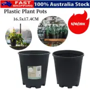 5/10/20x Plastic Plant Flower Pots Nursery Seedlings Garden Plant Pot Container