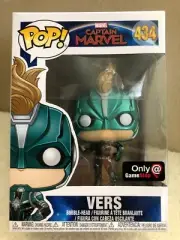 Funko Pop! Marvel CAPTAIN MARVEL "VERS" Game Stop Exclusive Bobble-Head NEW