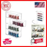 Coffee Pod Holder with 4 Drawers, Acrylic Coffee Pod Organizer for K Cup Espr...