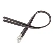 Huntley Equestrian Sedgwick Leather Flat Buckle Stirrup Leathers 48'' Havana