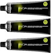 Loreal Inoa 5 Light Brown 3 x 60 ml Hair Colour without Ammonia LP Colouration