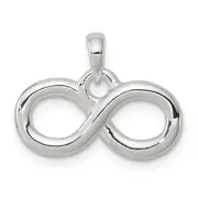 Sterling Silver Polished Infinity Symbol Pendant